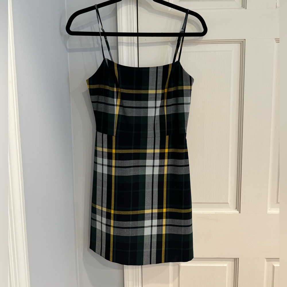 Aritzia Plaid Mini Dress